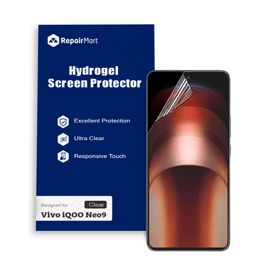 Vivo iQOO Neo9 Compatible Premium Hydrogel Screen Protector With Full Coverage Ultra HD